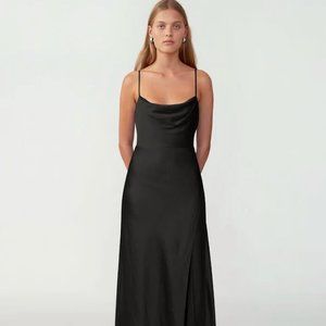 Fame and Partners Strappy Draped Gown